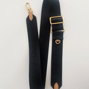 Louis Vuitton Black Jacquard Bandouliere Strap